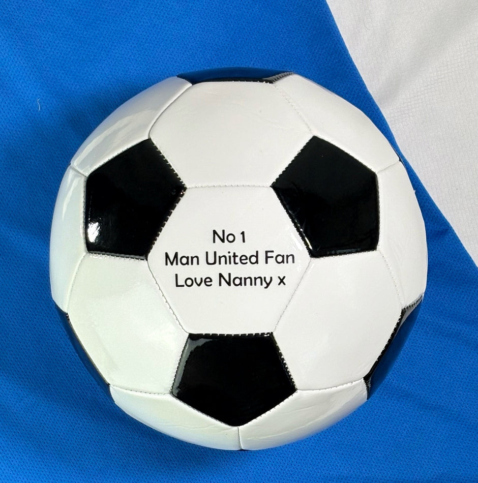 Black & White Display Football