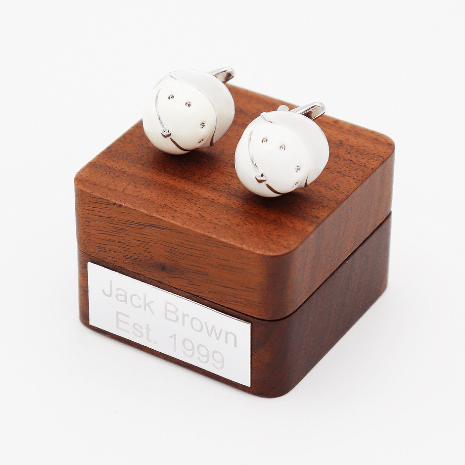 Personalised Polo Helmet Cufflinks
