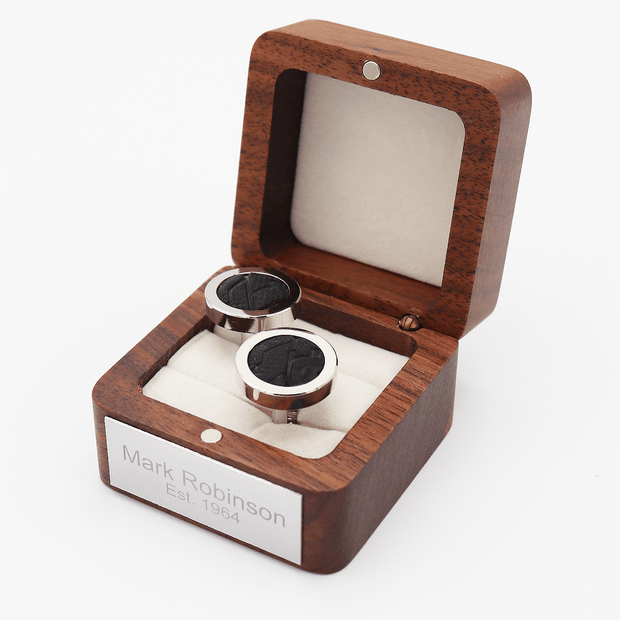 Personalised Motor Sport Tyre Cufflinks