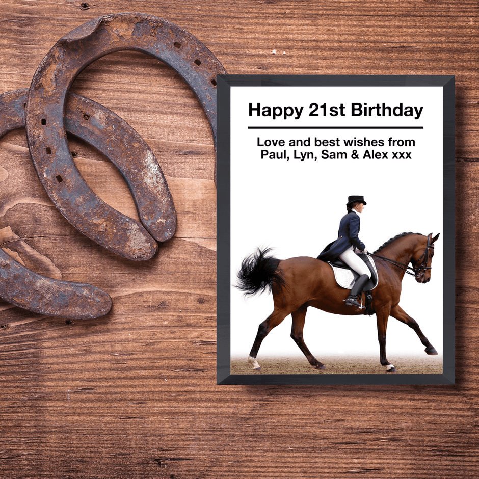 Personalised Horse Riding Print