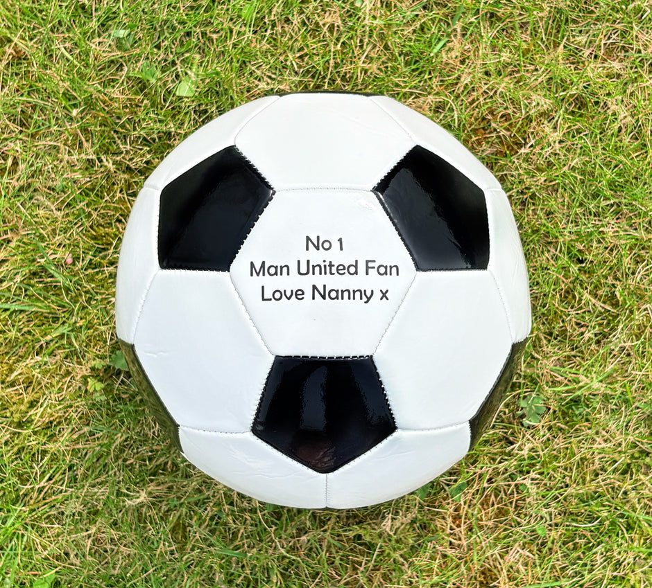 Black & White Display Football