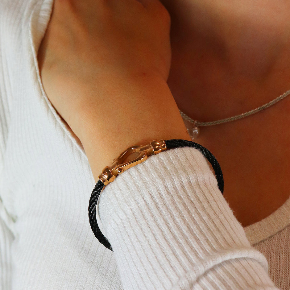 Personalised Horseshoe Bangle