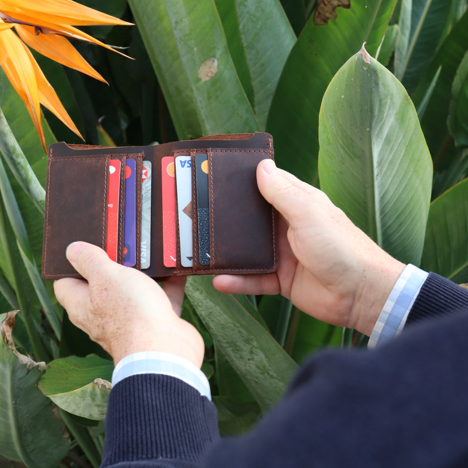 Personalised Buffalo Leather Sports Wallet