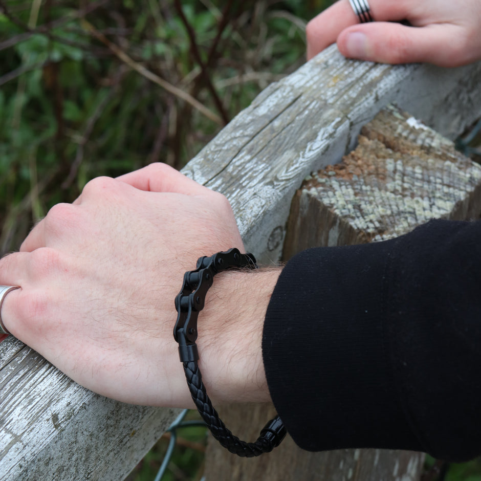 Personalised Bike Chain Bracelet