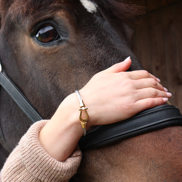 Personalised Metal Horseshoe Bracelet