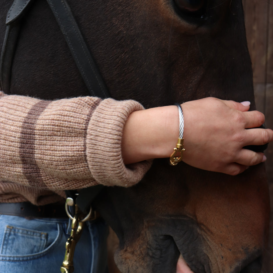 Personalised Metal Horseshoe Bracelet