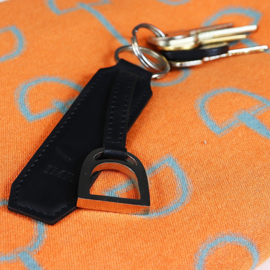 Personalised Equestrian Stirrup Keyring