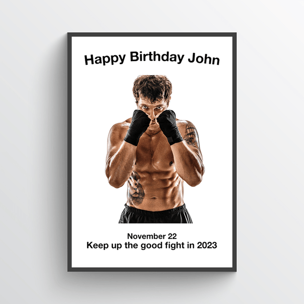 Personalised Boxing Print (Choose your image)