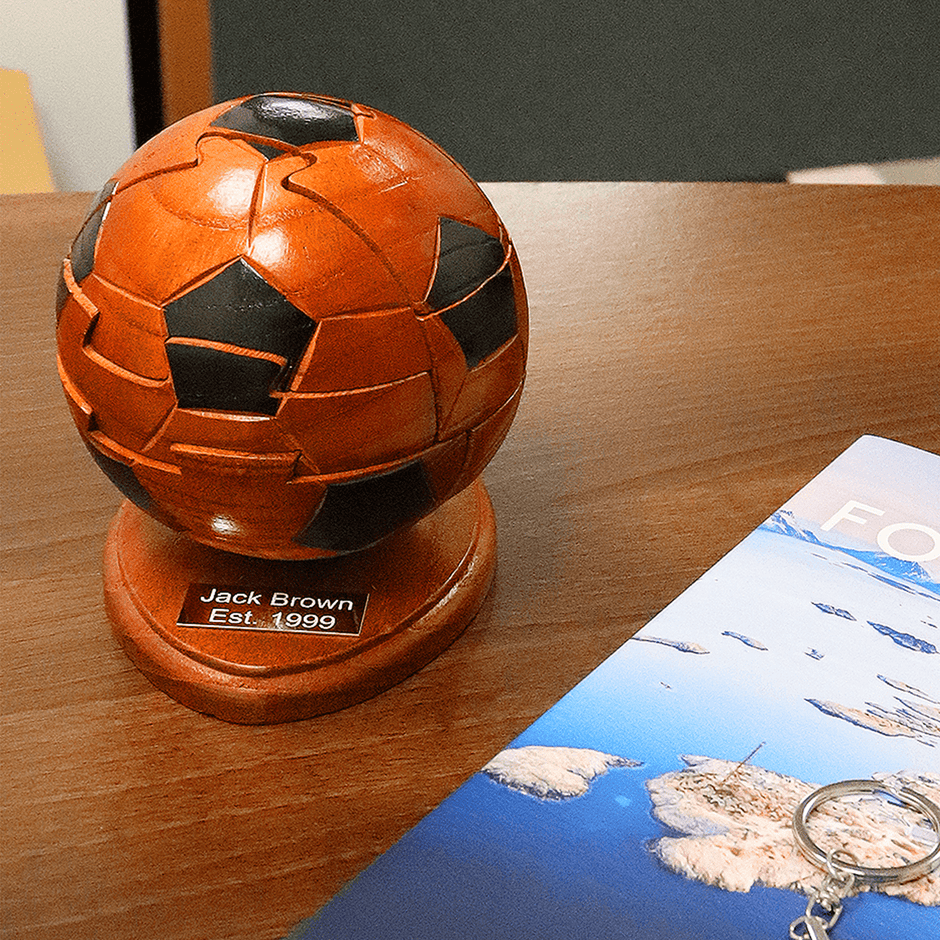 Personalised 3D Football Puzzle Ornament