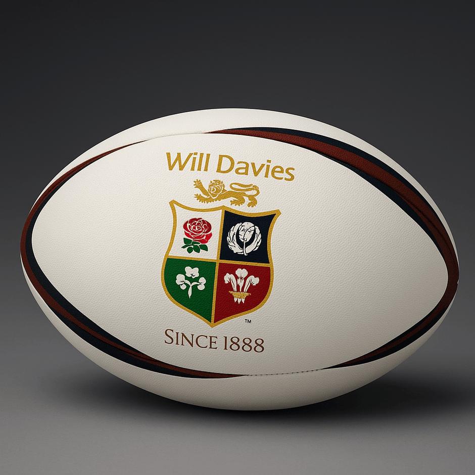 Personalised British And Irish Lions 2025 Rugby Ball