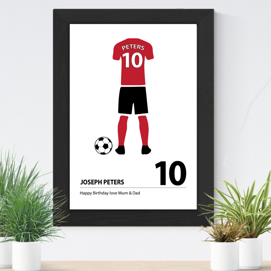 Personalised Football Kit Print