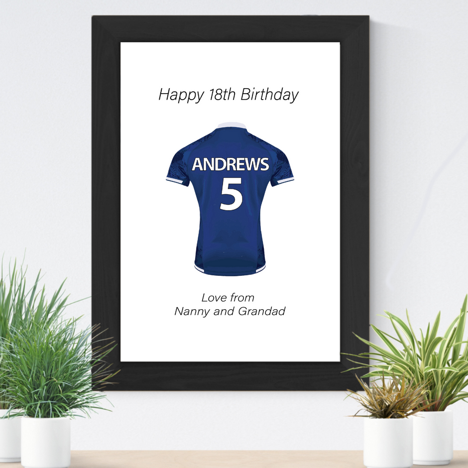Personalised Football Shirt Print
