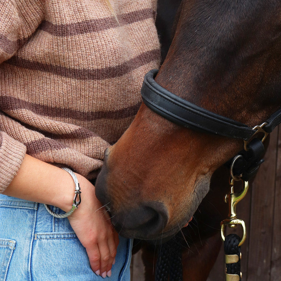Personalised Metal Horseshoe Bracelet