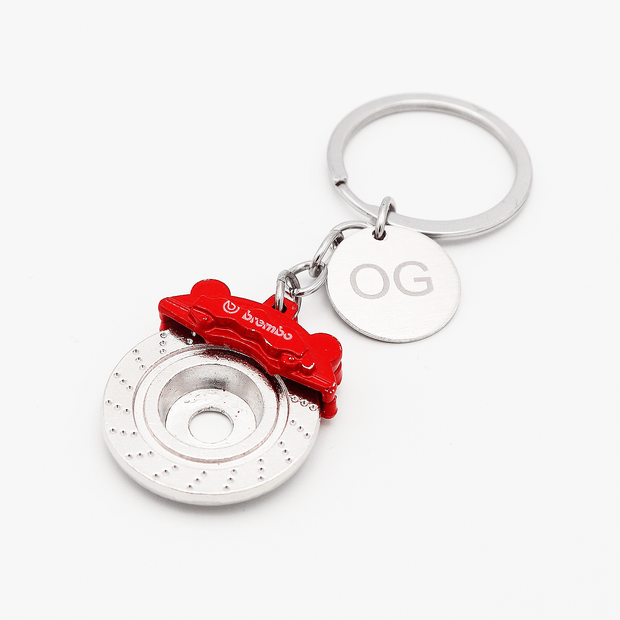 Personalised Brembo Brake Calliper Keyring