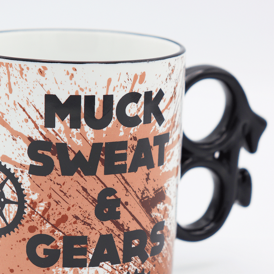 Muck Sweat & Gears Cycling Mug
