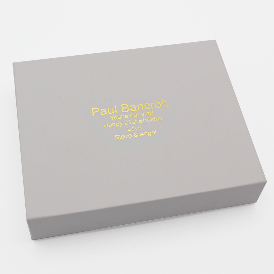 Personalised Stainless Steel Dice Game