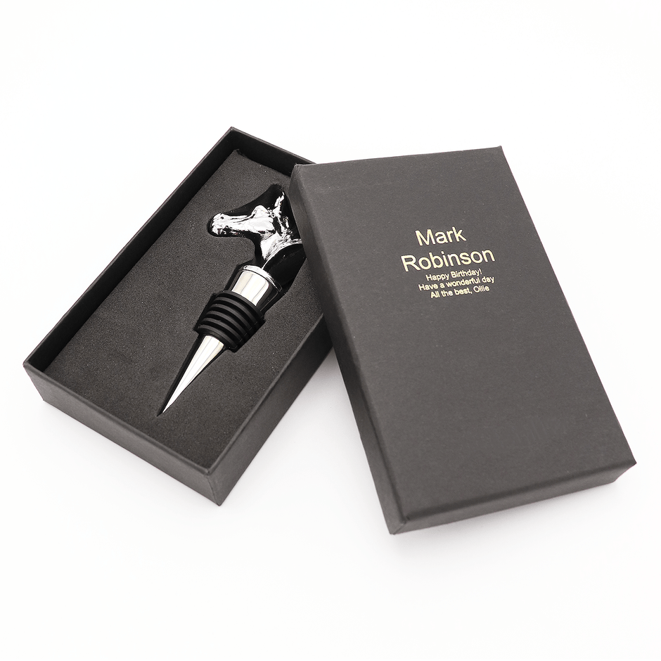 Personalised Equestrian Bottle Stopper