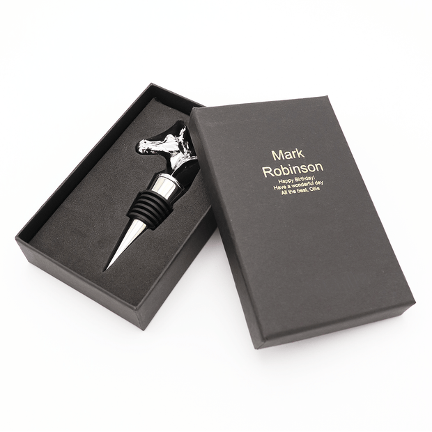 Personalised Equestrian Bottle Stopper