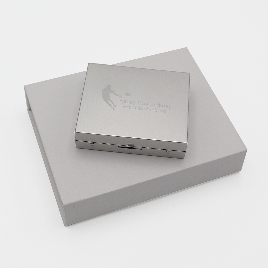 Personalised Stainless Steel Dice Game