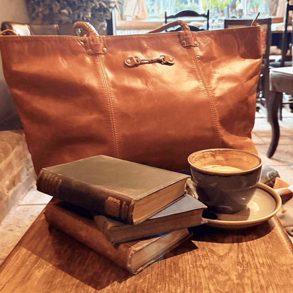 Equestrian Leather Tote Bag