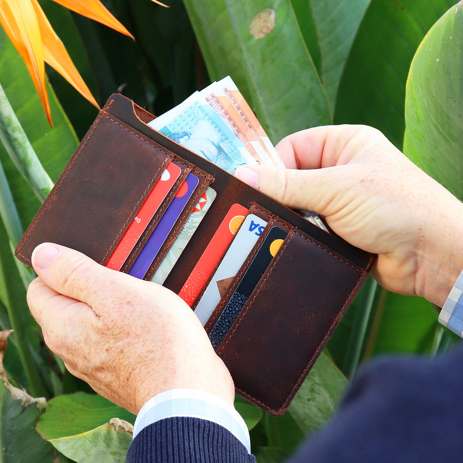 Personalised Buffalo Leather Sports Wallet