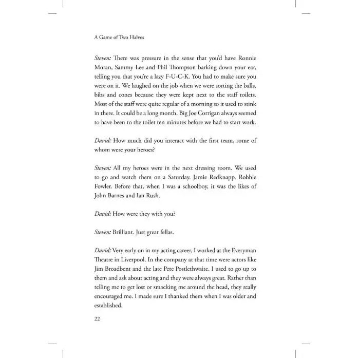 A Game of Two Halves