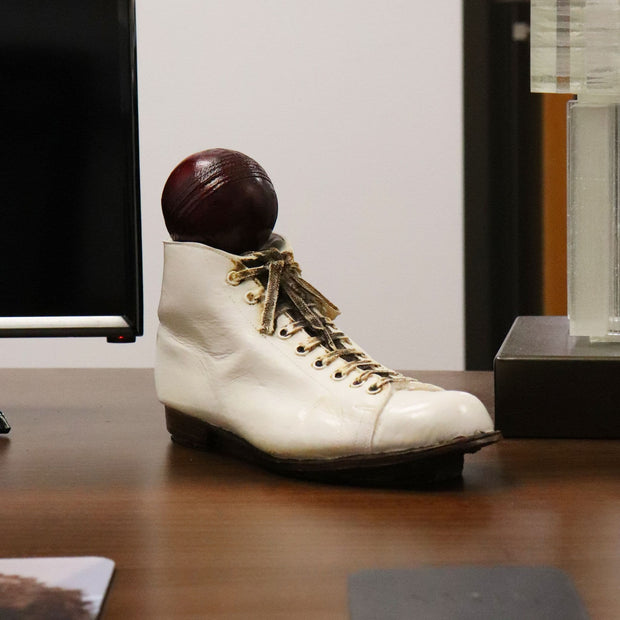 Antique Cricket Boot Ornament/Doorstop