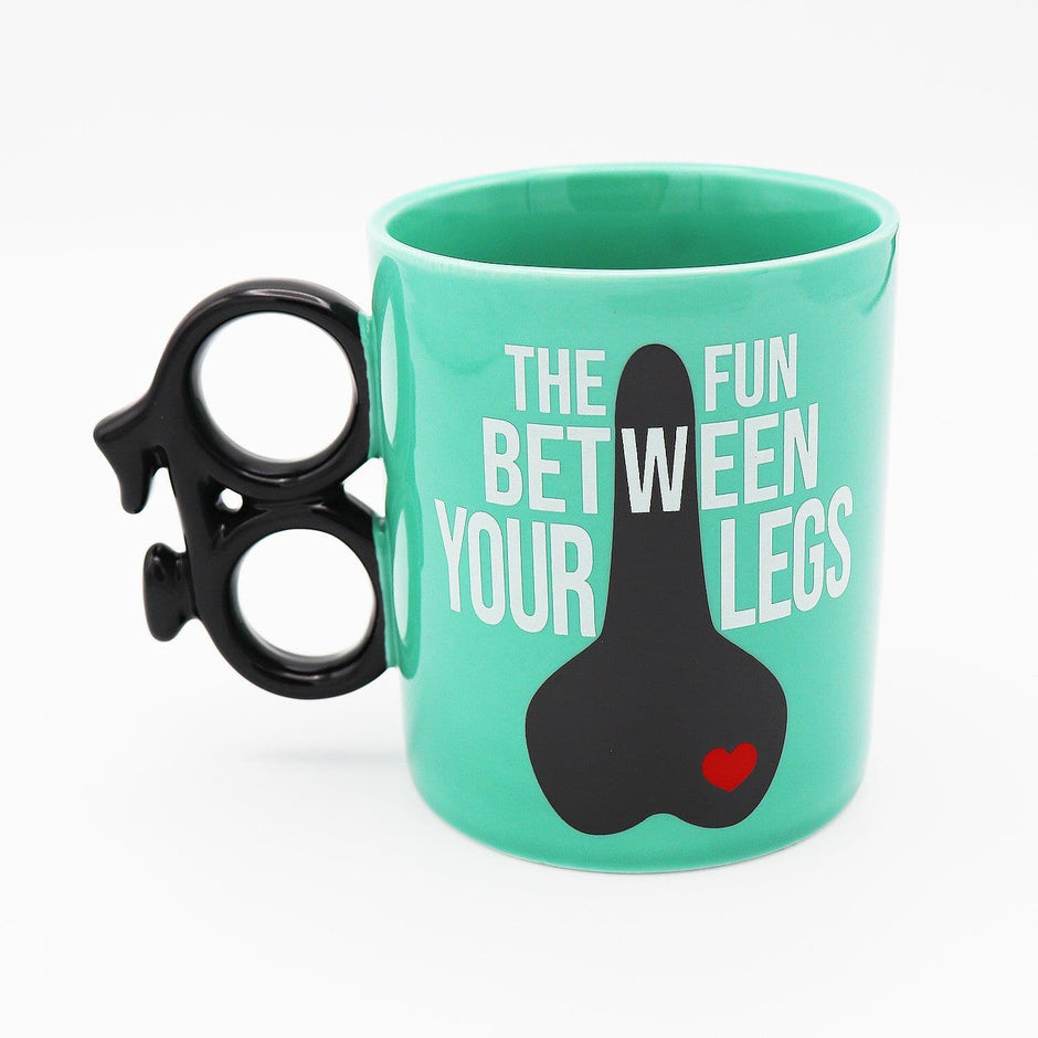 Between The Legs Cycling Mug