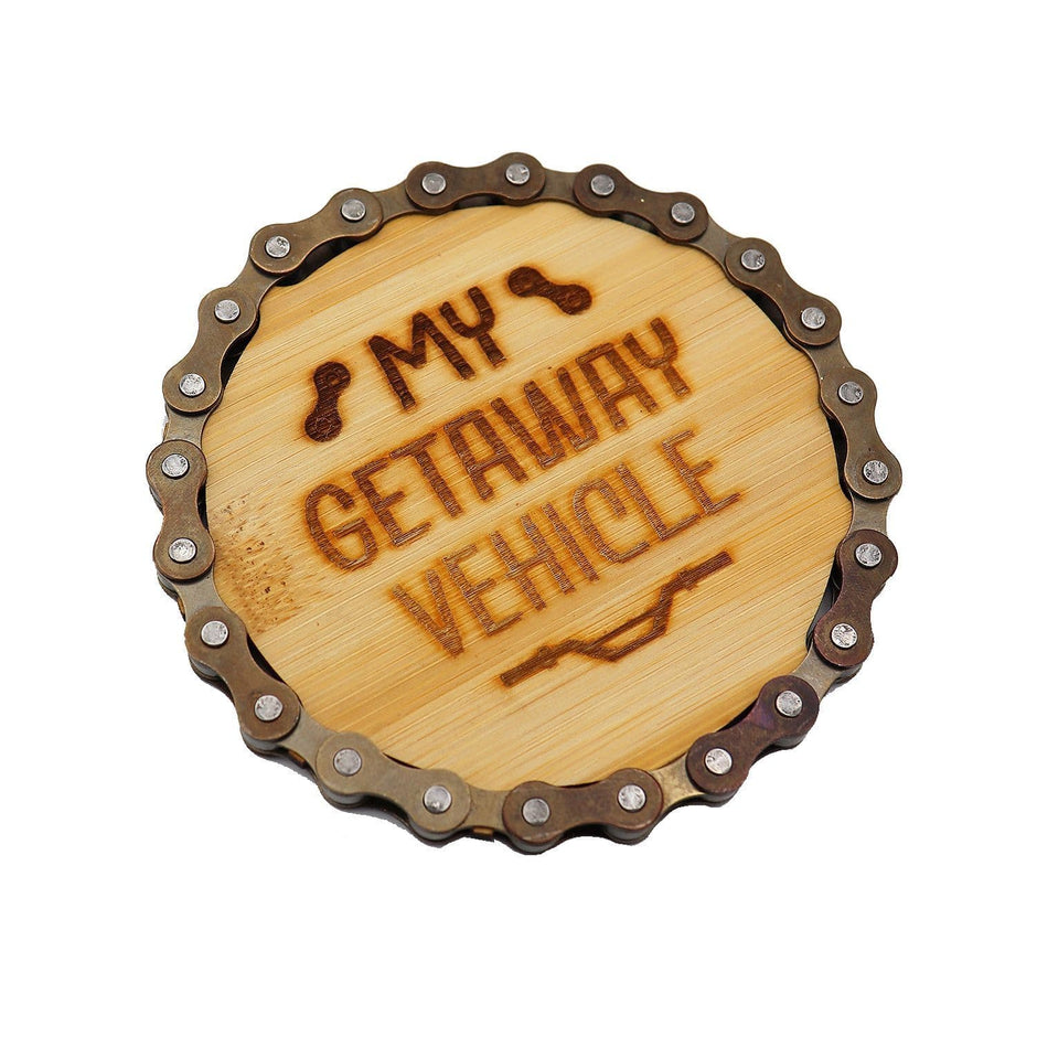 Bike Chain Coasters (Pack of Two)