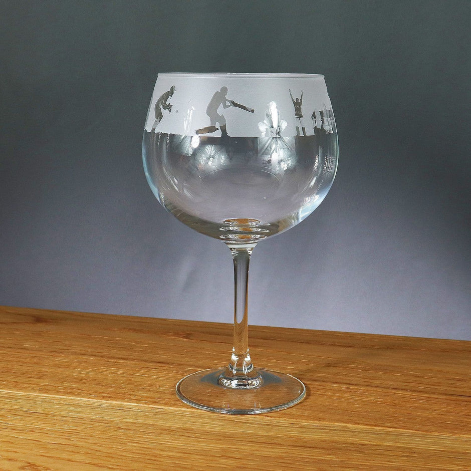 Cricket Themed Gin Balloon