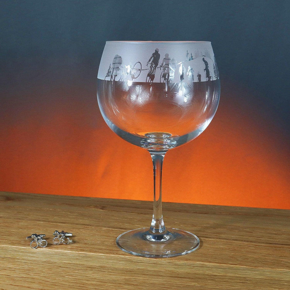 Cycling Themed Gin Balloon