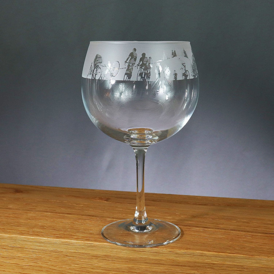 Cycling Themed Gin Balloon