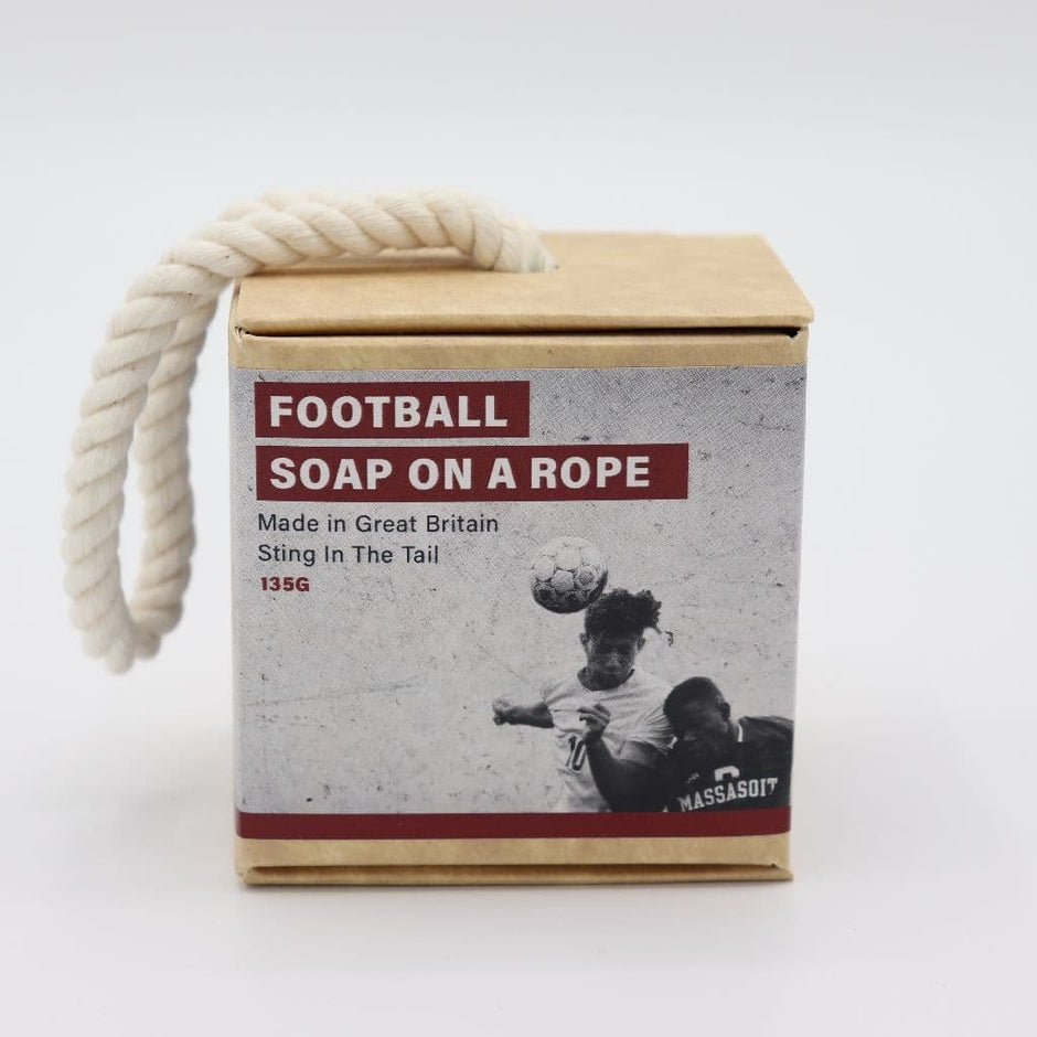Football Soap on a Rope