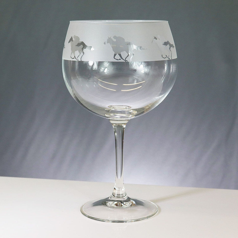 Horse Racing Themed Gin Balloon