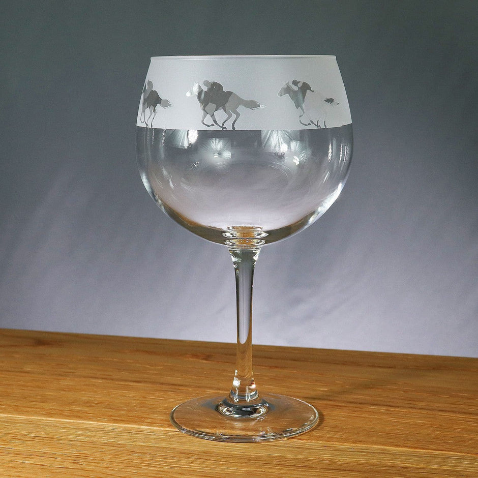 Horse Racing Themed Gin Balloon