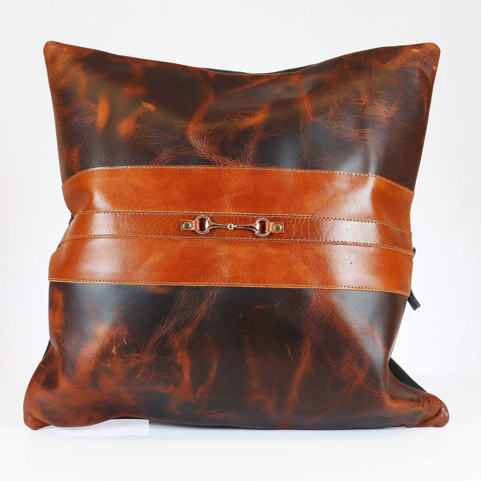 Leather Equestrian Snaffle Bit Cushion