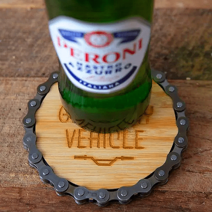 Bike Chain Coasters (Pack of Two)