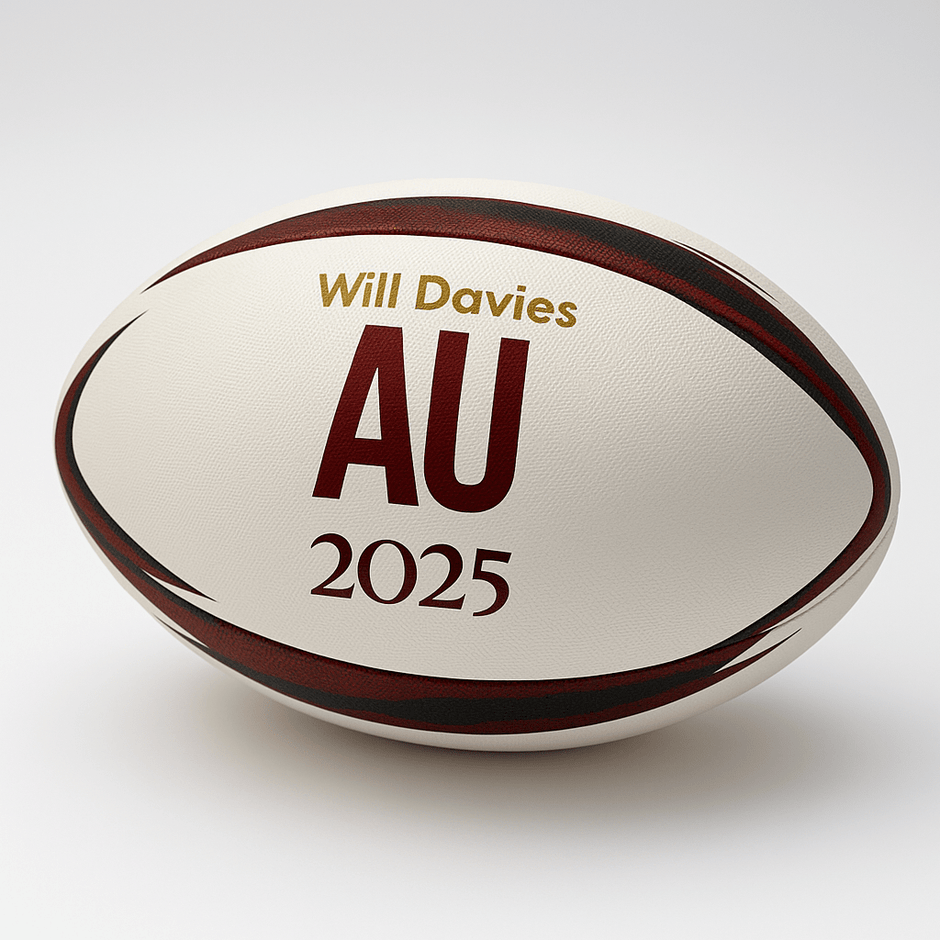 Personalised British And Irish Lions 2025 Rugby Ball