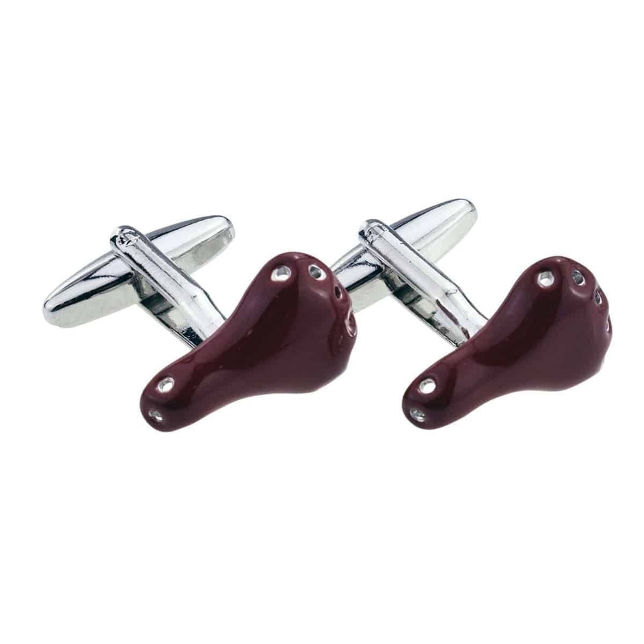 Personalised Bike Saddle Cufflinks