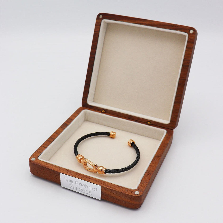 Personalised Horseshoe Bangle