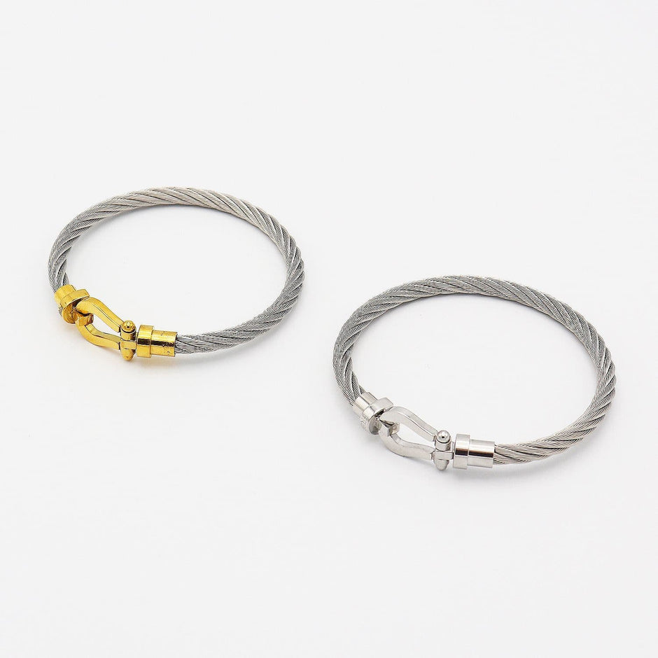 Personalised Metal Horseshoe Bracelet