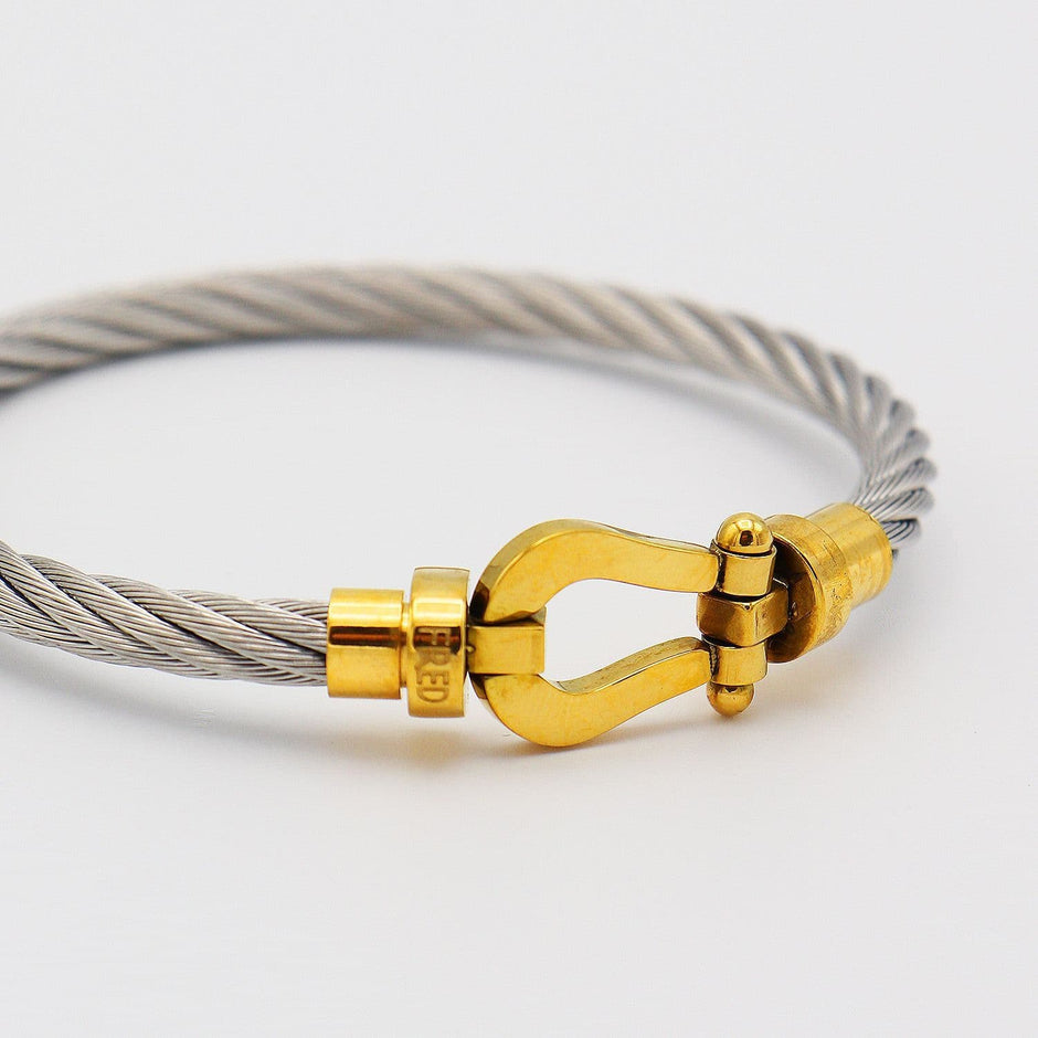 Personalised Metal Horseshoe Bracelet