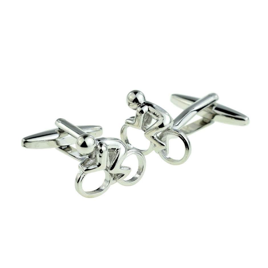 Personalised Olympic Cyclist Cufflinks