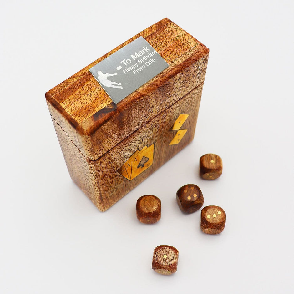 Personalised Tour Bus Dice & Card Games