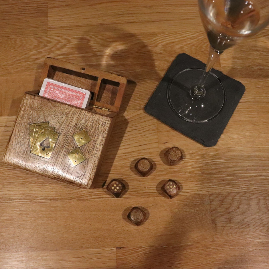 Personalised Tour Bus Dice & Card Games