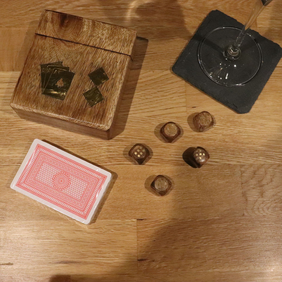 Personalised Tour Bus Dice & Card Games