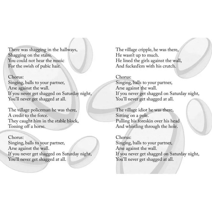 Rude Rugby Songs Book