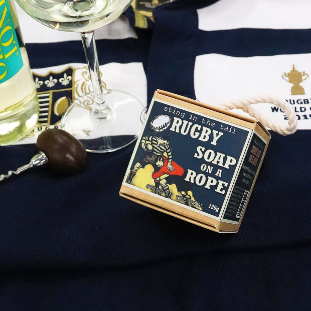 Rugby Soap on a Rope