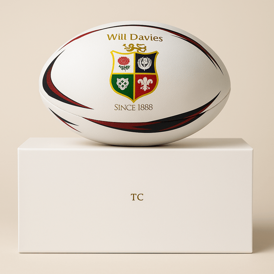 Personalised British And Irish Lions 2025 Rugby Ball