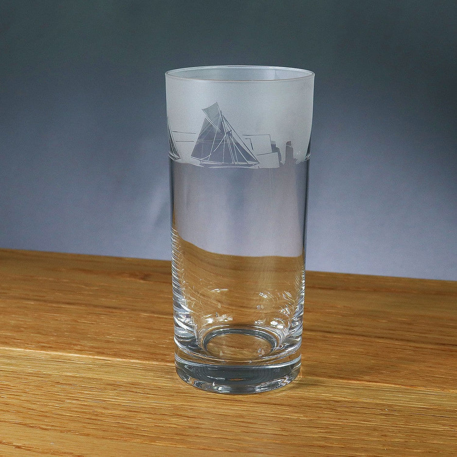Sailing Themed Highball Tumbler Glass
